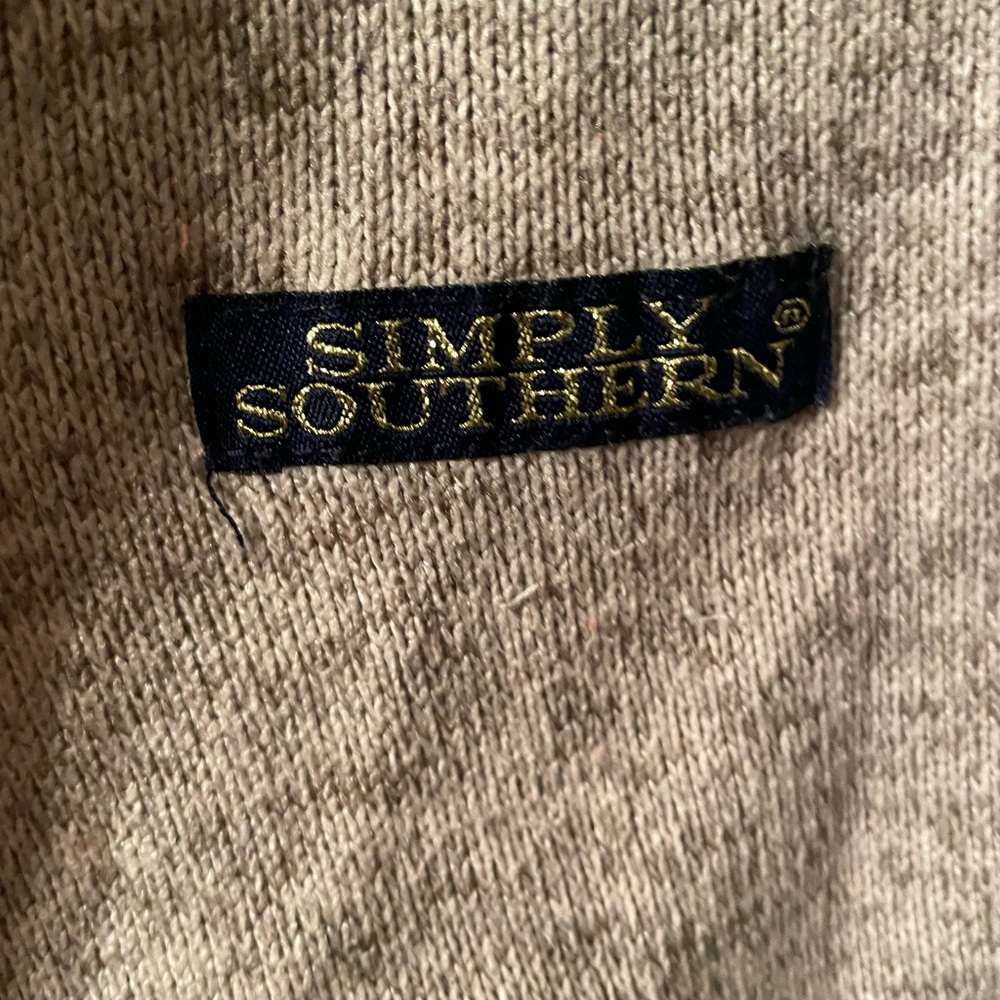 Simply Southern Cream Sweater - Picture 5 of 5